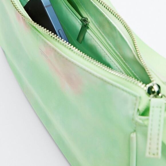 Fabletics MZ Mini Shoulder Bag Aloe Ethereal Tie-Dye Print Adjustable Strap - Picture 11 of 16